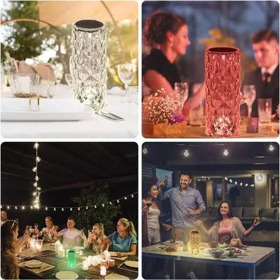 Crystal Rose Diamond Lamp