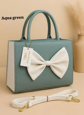 Girl's Leather Plain Shoulder Bag