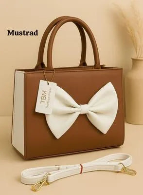 Girl's Leather Plain Shoulder Bag