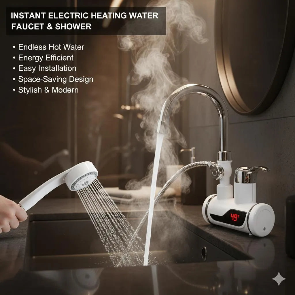 Instant Electric Heating Foucet & Shower