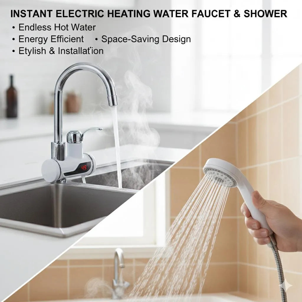 Instant Electric Heating Foucet & Shower