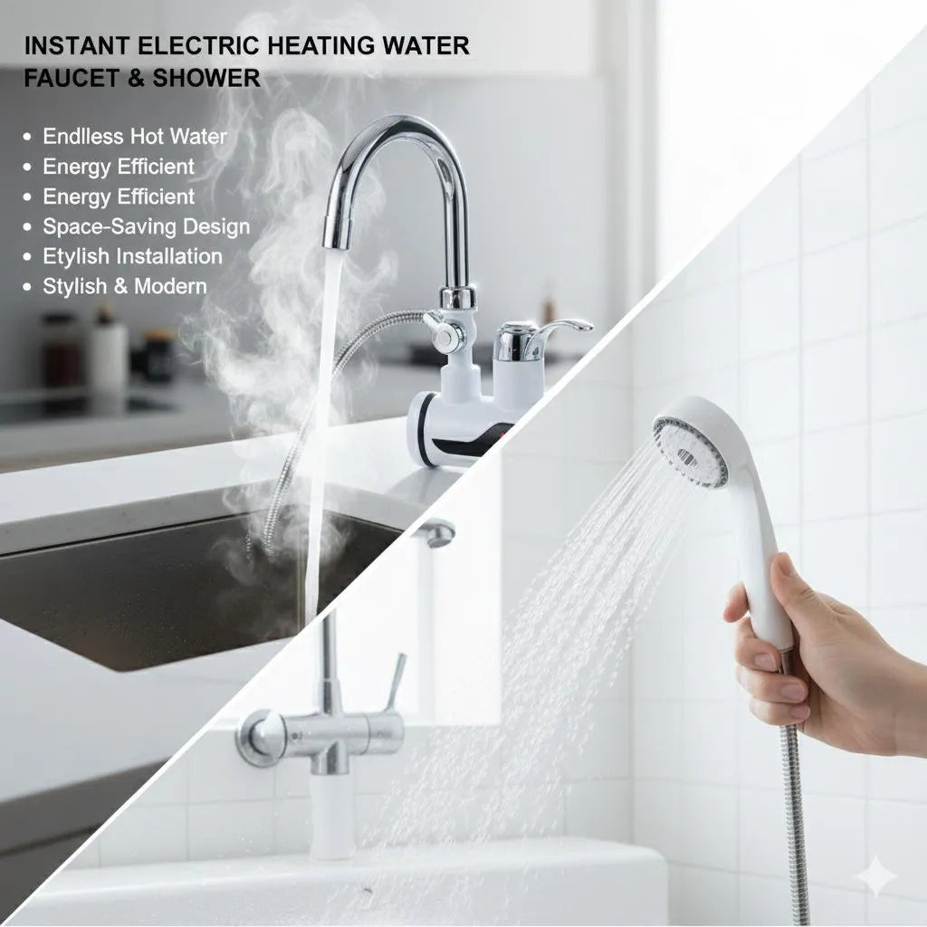 Instant Electric Heating Foucet & Shower