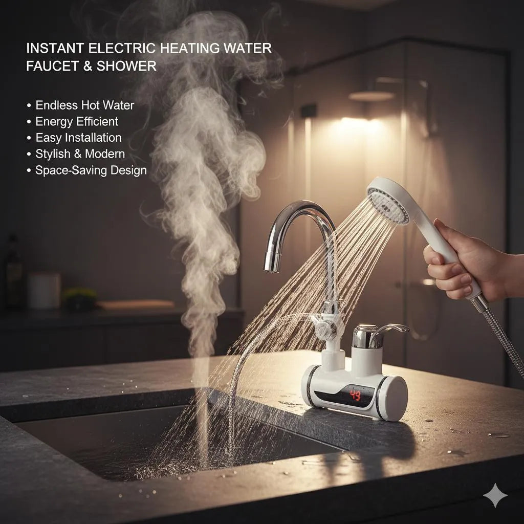 Instant Electric Heating Foucet & Shower
