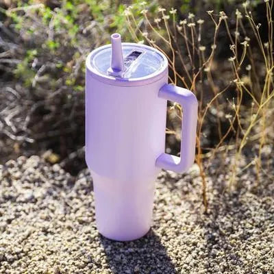 40oz Steel Tumbler with Handle