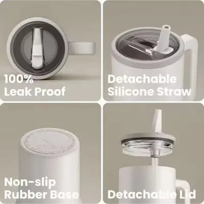 40oz Steel Tumbler with Handle