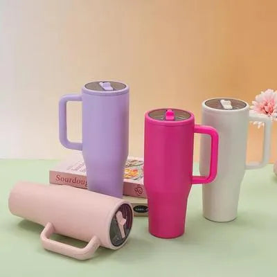 40oz Steel Tumbler with Handle