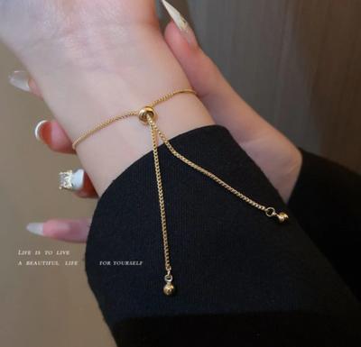 Golden Blossom Charm Bracelet